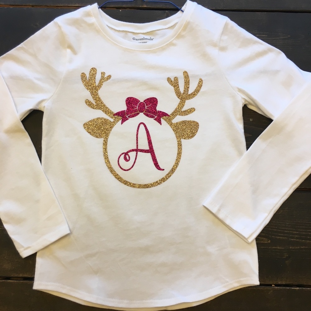 🦌 Monogram Reindeer Shirt 🦌